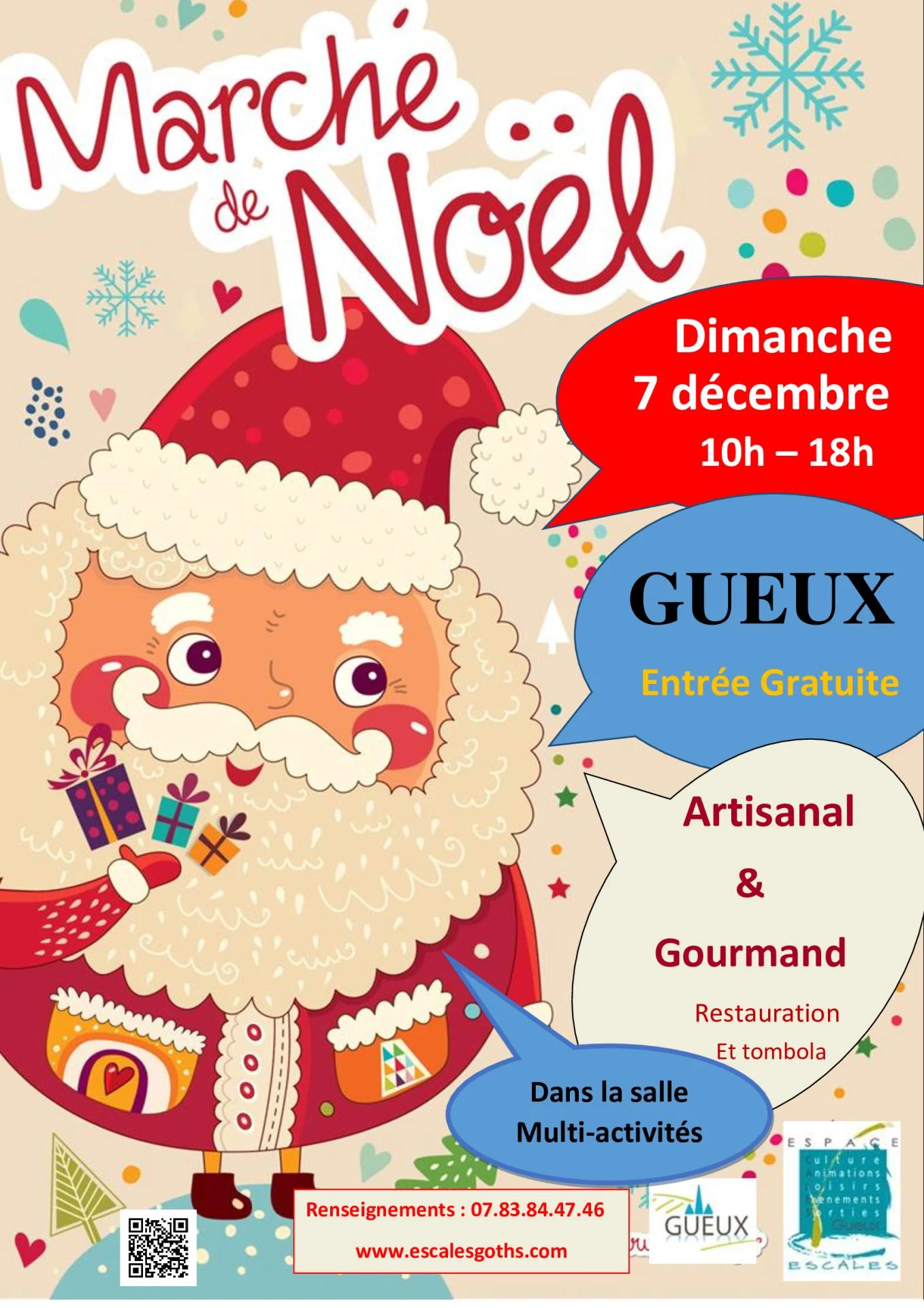 Affiche marche de noel 2025